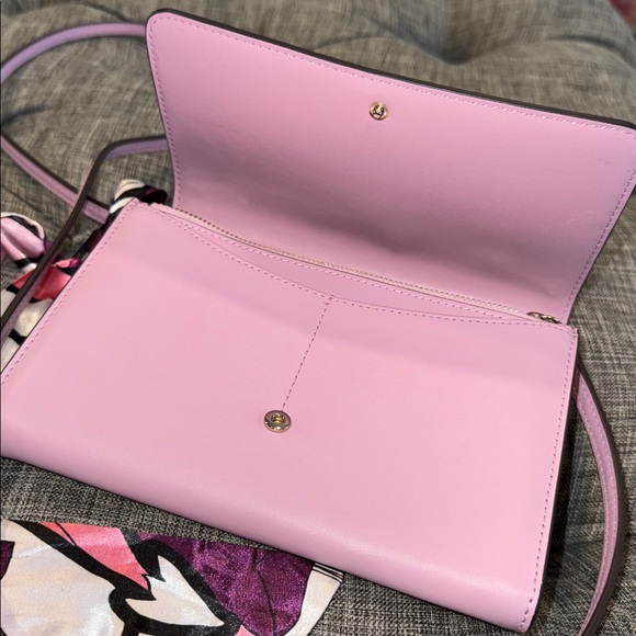 Kate Spade Crossbody Kerri Small Leather Lilac Bag NWT - Picture 9 of 16